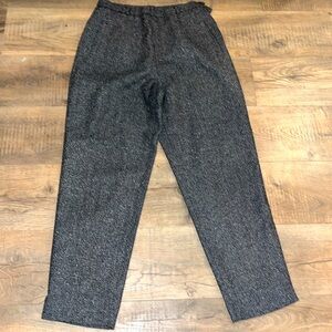 Pendleton wool blend tweed dress PANTS Size 10 lined career Slacks, Side zipper